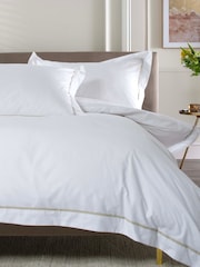 The Lyndon Company Stone Hampstead Duvet Cover and Pillowcase Set - Image 3 of 5