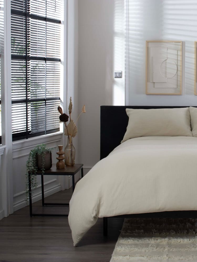 The Lyndon Company Natural St. Quentin Duvet Cover and Pillowcase Set - Image 2 of 5 The Lyndon Company Natural St. Quentin Duvet Cover and Pillowcase Set - Image 2 of 5
