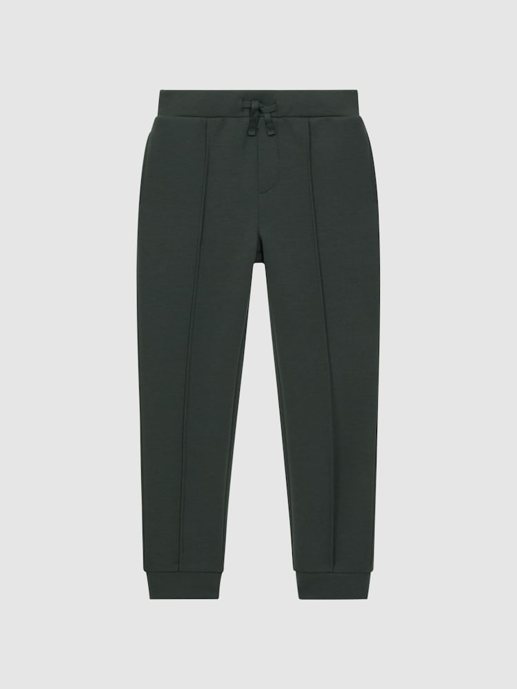 Reiss Forest Green Premier 3-9 yrs Drawstring Jersey Joggers - Image 2 of 5