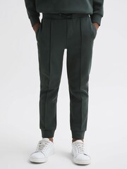 Reiss Forest Green Premier 3-9 yrs Drawstring Jersey Joggers - Image 3 of 5