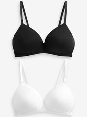 Light Pad Non Wire Full Cup Bras 2 Pack - Image 8 of 10