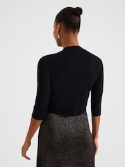 Hobbs Black Carrie Bolero - Image 2 of 4