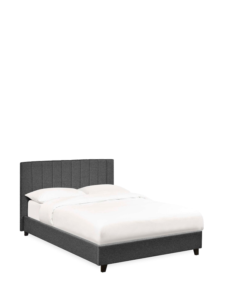 Julian Bowen Dark Grey Aylen Upholstered Bed - Image 2 of 12 Julian Bowen Dark Grey Aylen Upholstered Bed - Image 2 of 12