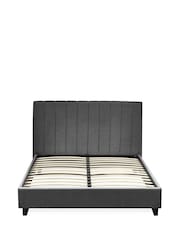Julian Bowen Dark Grey Aylen Upholstered Bed - Image 4 of 12