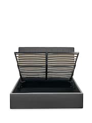 Julian Bowen Dark Grey Aylen Upholstered Ottoman Storage Bed Frame - Image 11 of 12