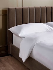Julian Bowen Chocolate Brown Aylen Upholstered Bed Frame - Image 2 of 12