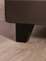 Julian Bowen Chocolate Brown Aylen Upholstered Bed Frame - Image 3 of 12