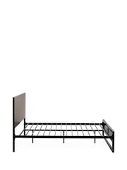 Julian Bowen Dark Oak Harrison Herringbone Effect Bed - Image 8 of 9