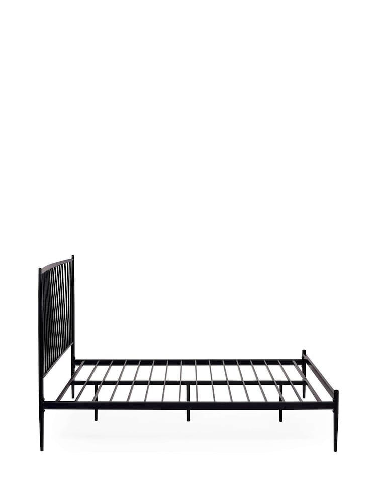 Julian Bowen Black Floyd Metal Spindle Bed - Image 9 of 9 Julian Bowen Black Floyd Metal Spindle Bed - Image 9 of 9