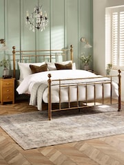 Julian Bowen Brass Aurelia Metal Bed - Image 1 of 10