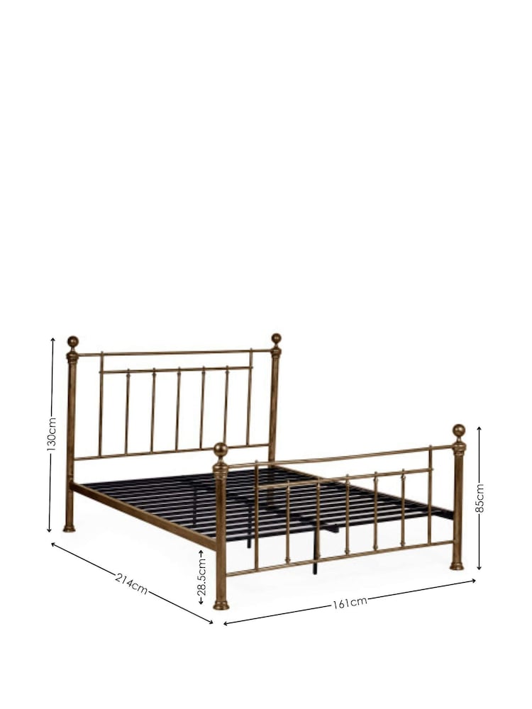 Julian Bowen Brass Aurelia Metal Bed - Image 10 of 10 Julian Bowen Brass Aurelia Metal Bed - Image 10 of 10