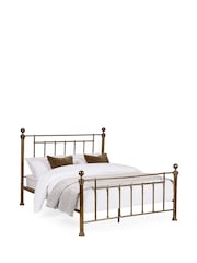 Julian Bowen Brass Aurelia Metal Bed - Image 2 of 10