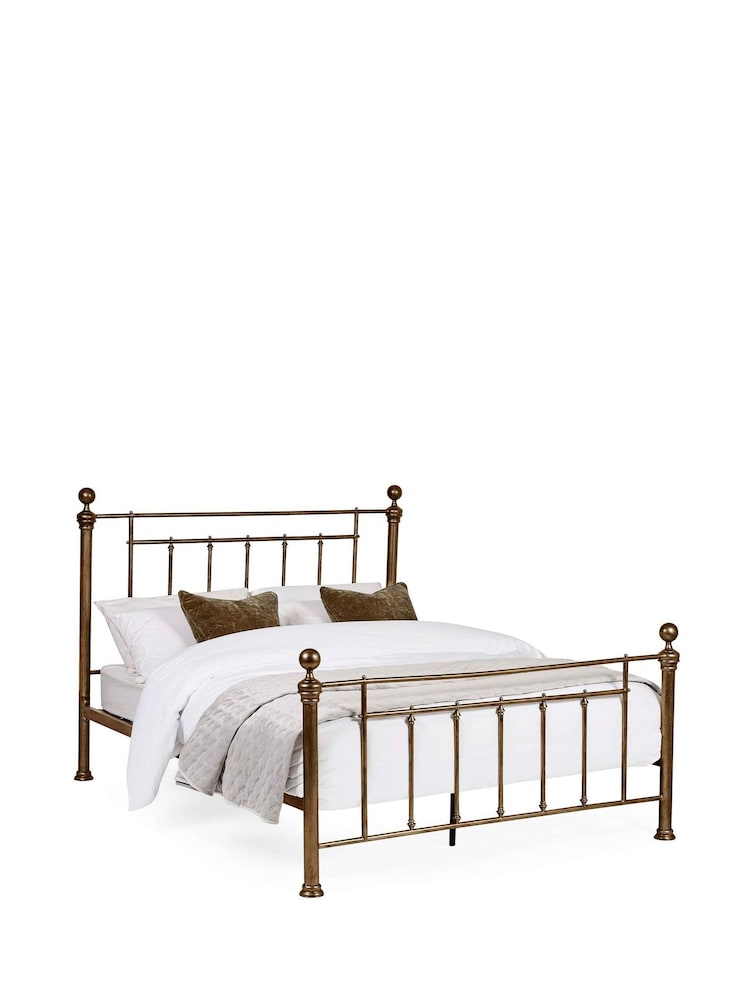 Julian Bowen Brass Aurelia Metal Bed - Image 2 of 10 Julian Bowen Brass Aurelia Metal Bed - Image 2 of 10