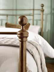 Julian Bowen Brass Aurelia Metal Bed - Image 8 of 10
