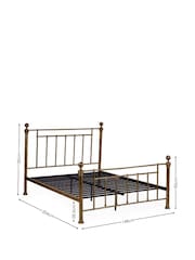 Julian Bowen Brass Aurelia Metal Bed - Image 9 of 10