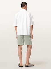 AllSaints Green Chopin Shorts - Image 5 of 6