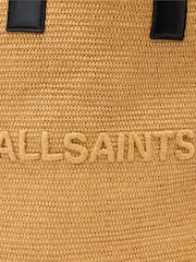 AllSaints Brown Lutece Paper Tote - Image 4 of 6