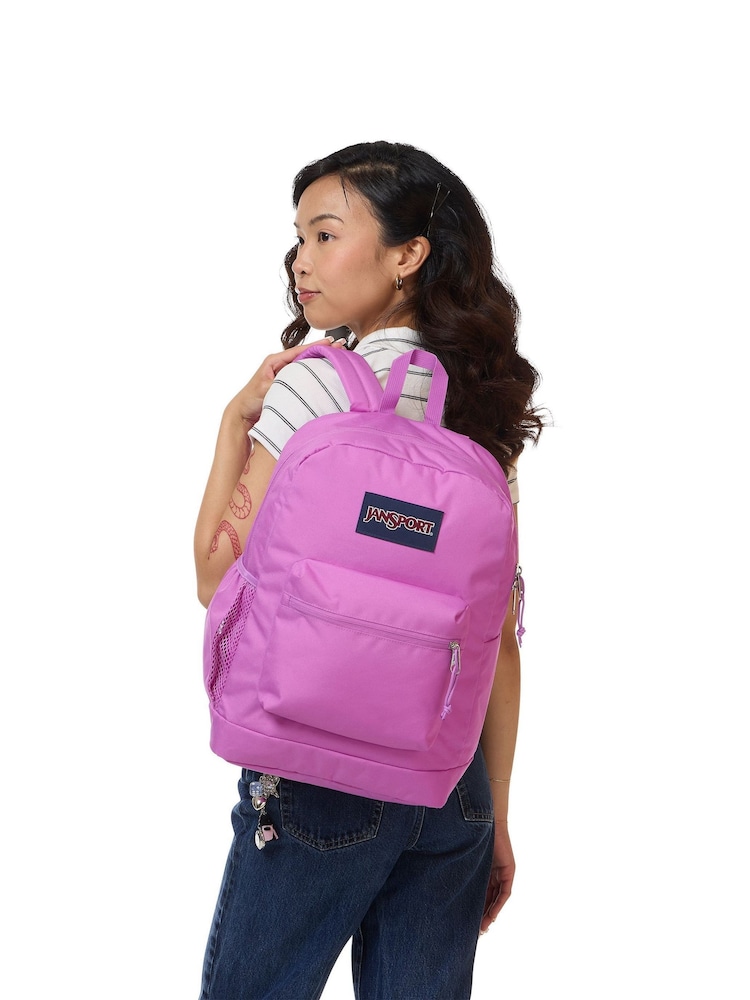 Jansport Pink Cross Town Plus Bag - Image 1 of 7 Jansport Pink Cross Town Plus Bag - Image 1 of 7