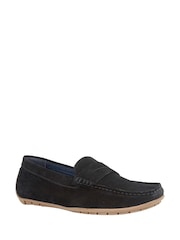 Lotus Blue Suede Loafers - Image 1 of 4