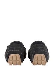 Lotus Blue Suede Loafers - Image 3 of 4