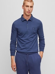 BOSS Dark Navy Blue Passerby Polo Shirt - Image 1 of 5