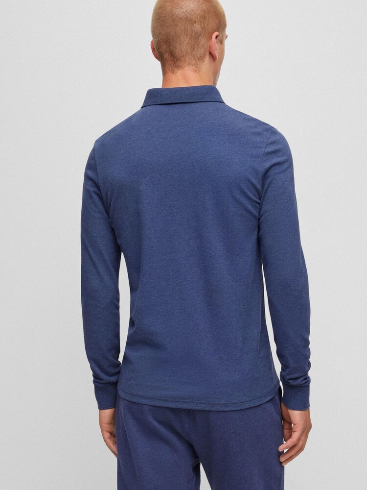 BOSS Dark Navy Blue Passerby Polo Shirt - Image 2 of 5