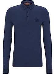 BOSS Dark Navy Blue Passerby Polo Shirt - Image 5 of 5