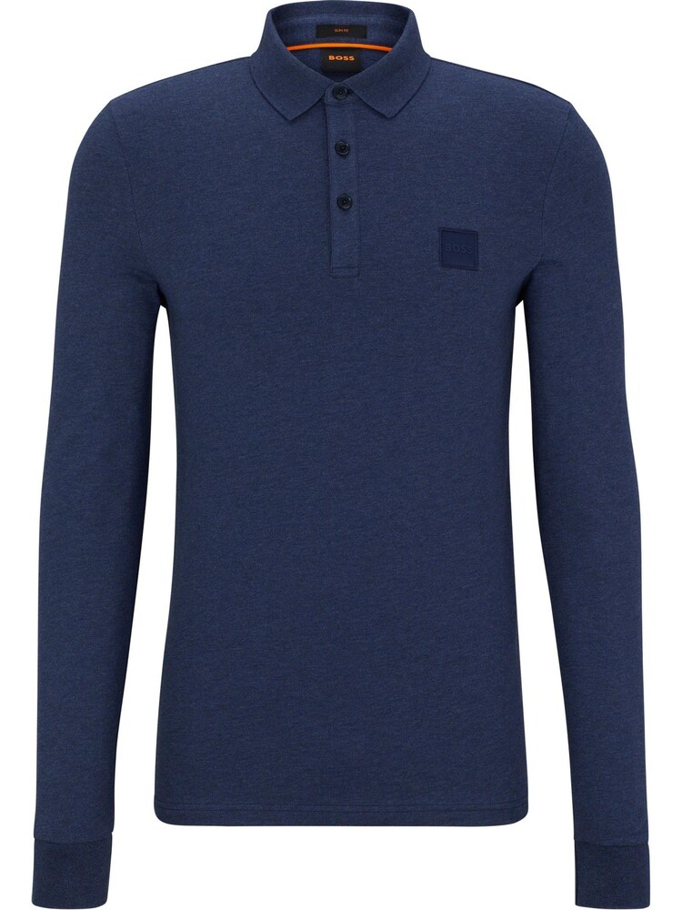 BOSS Dark Navy Blue Passerby Polo Shirt - Image 5 of 5