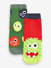 Totes Green Toasties Childrens Original 2 Pack Socks - Image 1 of 5