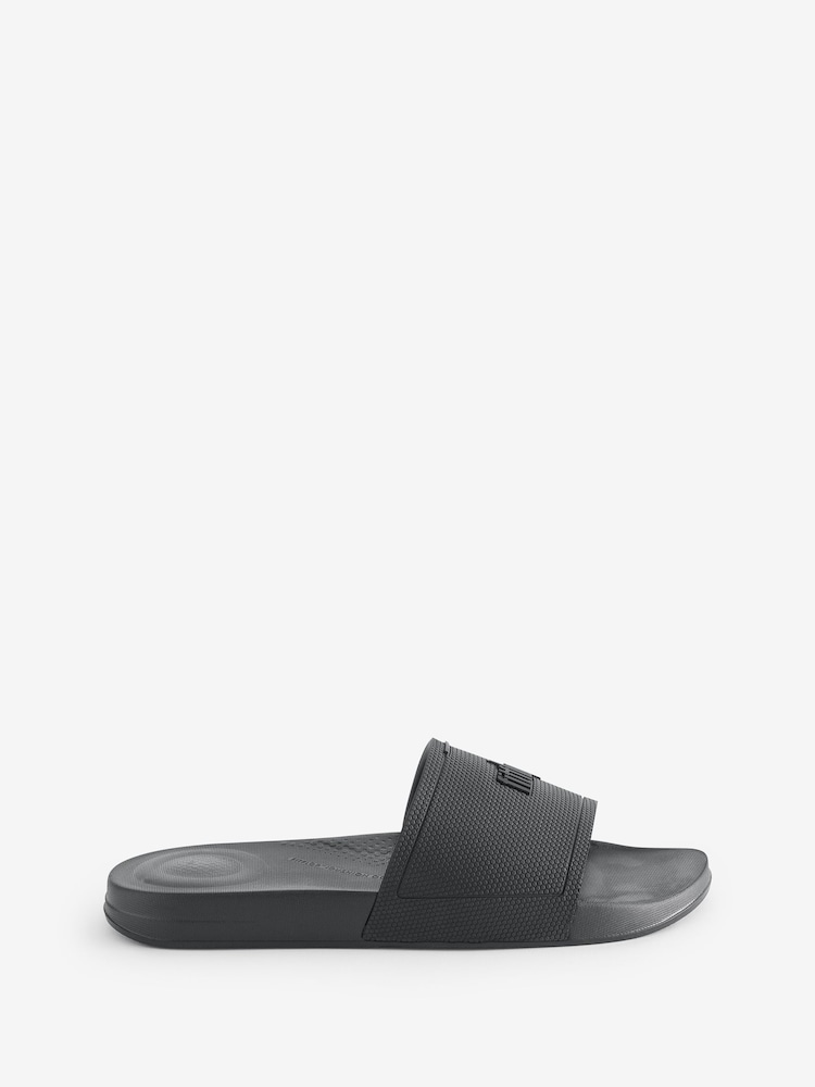 FitFlop iQushion Black Slides - Image 1 of 3