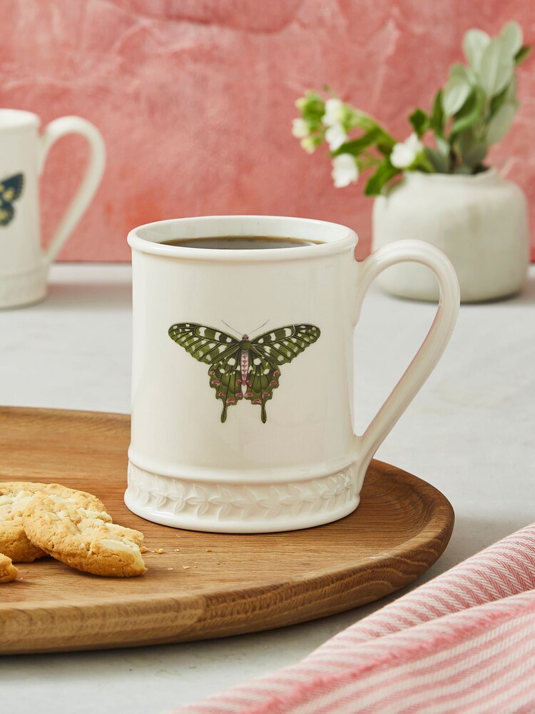 Portmeirion Set of 4 White Botanic Garden Harmony Tankards - Image 2 of 3