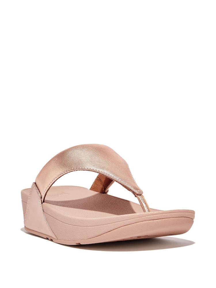 Dorado - Sandalias con tira al dedo de piel Lulu de FitFlop - Imagen 2 de 5 Dorado - Sandalias con tira al dedo de piel Lulu de FitFlop - Imagen 2 de 5