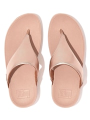 FitFlop Lulu Leather Toe Post Sandals - Image 3 of 5