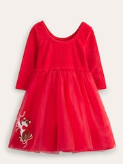 Rouge - Robe Boden en tulle velours appliqué - Image 3 of 4