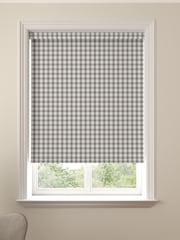 Granite Grey Gingham Made To Measure Roller Blind - Image 1 of 4