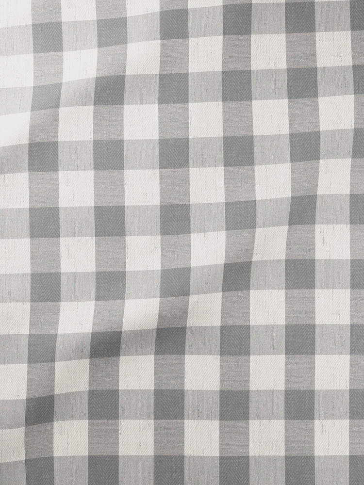 Granite Grey Gingham Made To Measure Roller Blind - Image 2 of 4