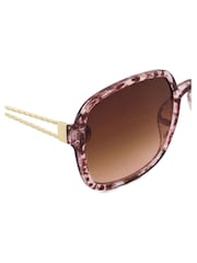 Dune London Natural Glamour Retro Square Glasses - Image 4 of 4
