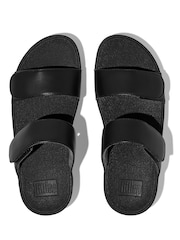 FitFlop Lulu Adjustable Leather Slide Sandals - Image 3 of 4