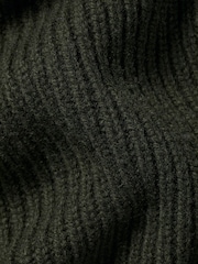 Charles Tyrwhitt Green Chunky Merino Shawl Neck Cardigan - Image 6 of 6