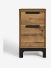 Dark Bronx Oak Effect Set of 2 Bedside Table - Image 8 of 11