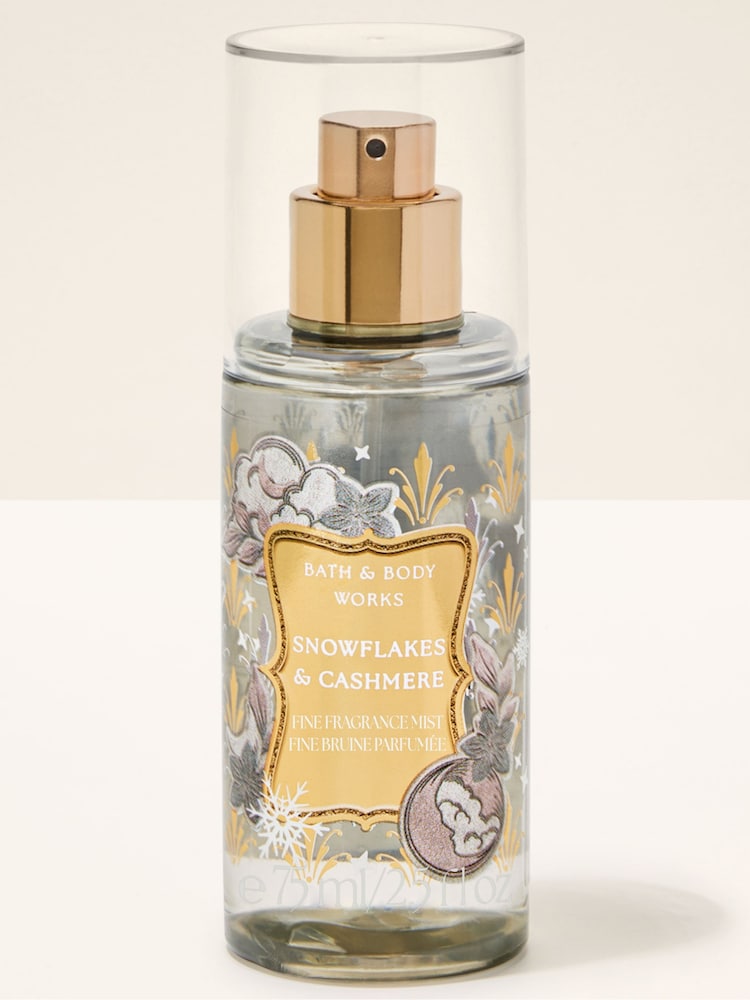 Bath & Body Works Snowflakes and Cashmere Travel Size Fine Fragrance Mist 75ml - Image 1 of 2