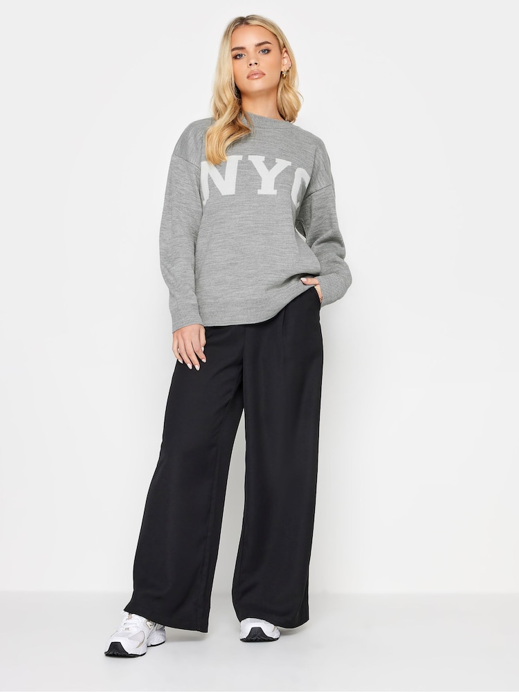 PixieGirl Petite Grey Amour Jumper - Image 4 of 5