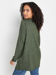 zelena - M&Co drobna postava; XS Lightweight pletena jopa - Slika 3 iz 5