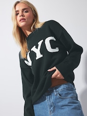 PixieGirl Petite Blue NYC Jumper - Image 1 of 6