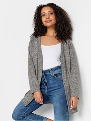 M&Co Grey Petite Lightweight Cardigan - Image 1 of 5