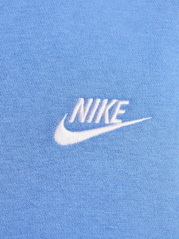Nike Light Blue Club Pullover Hoodie - Image 5 of 5
