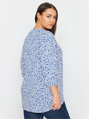 Blusa con estampado floral de Yours Curve - Imagen 2 de 4