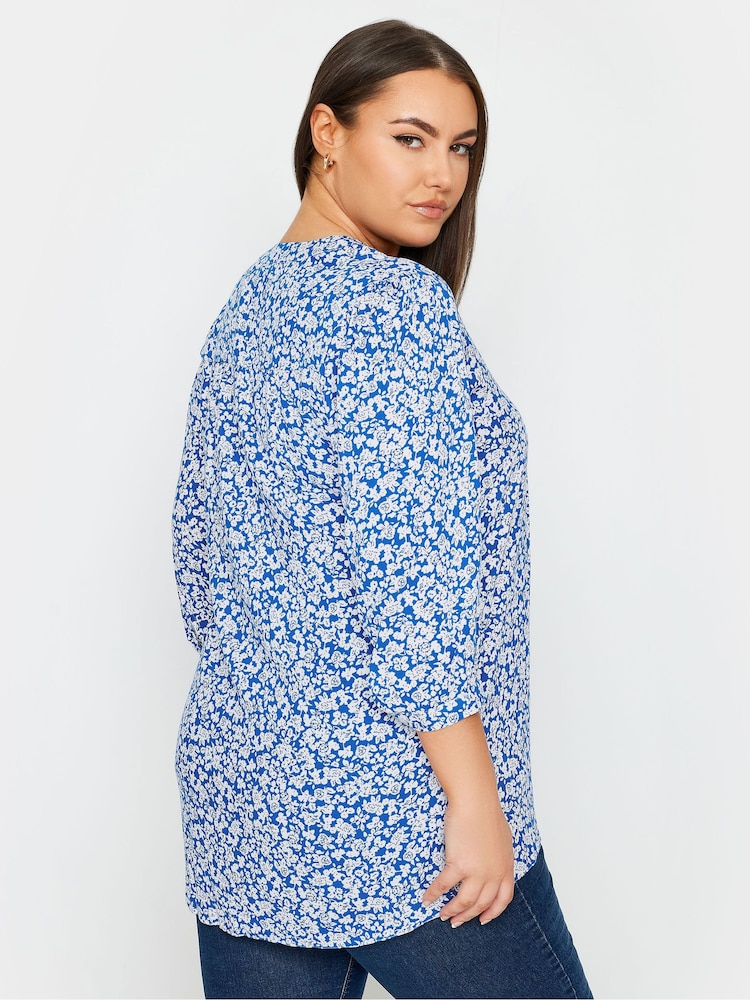 Blusa con estampado floral de Yours Curve - Imagen 2 de 4 Blusa con estampado floral de Yours Curve - Imagen 2 de 4