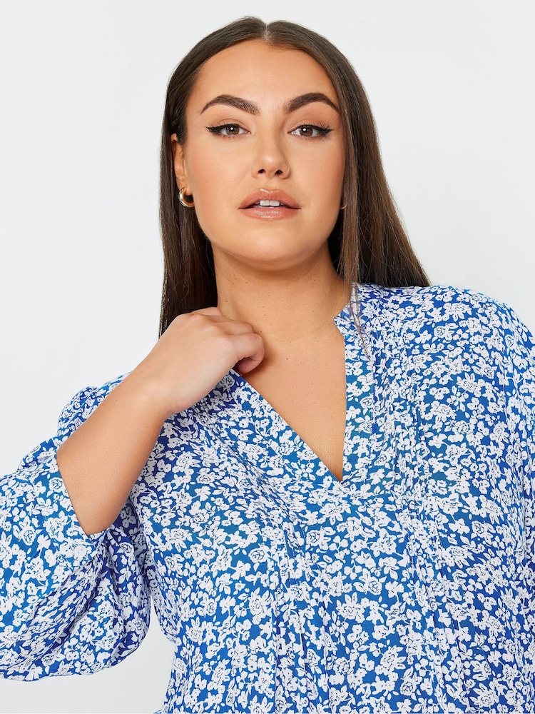 Blusa con estampado floral de Yours Curve - Imagen 4 de 4 Blusa con estampado floral de Yours Curve - Imagen 4 de 4
