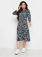 PixieGirl Petite Blue Empire Midi Dress - Image 3 of 4